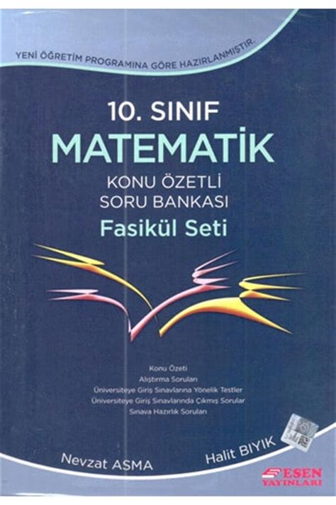 10 sınıf matematik esen yayınları