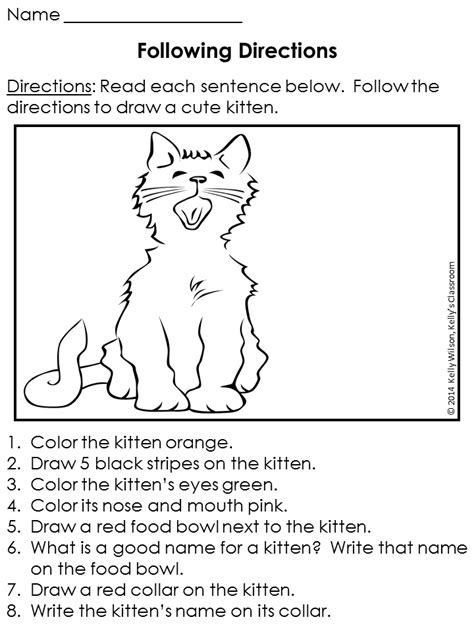 10 Simple Following Directions Activities For Preschoolers Preschool Following Directions Worksheets - Preschool Following Directions Worksheets