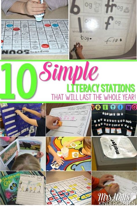 10 Simple Literacy Stations That Will Last You Simply Kindergarten - Simply Kindergarten