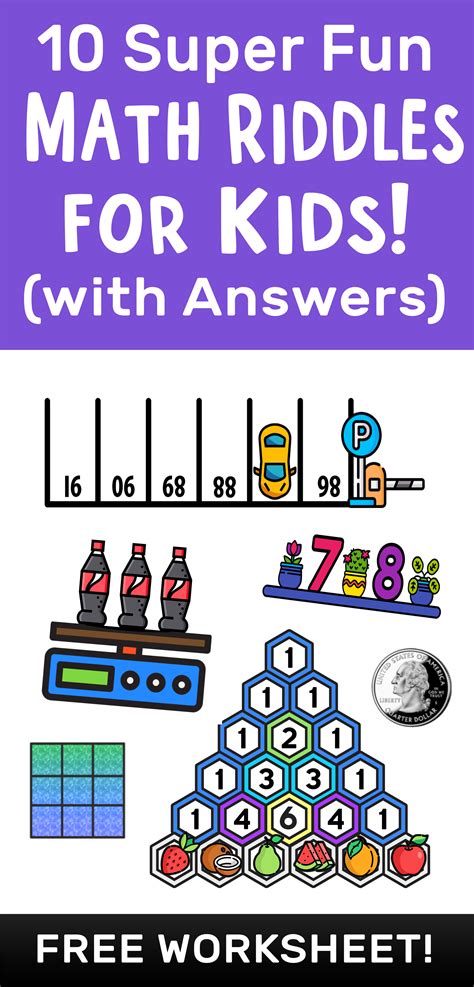 10 Super Fun Math Riddles For Kids With Math Riddles High School - Math Riddles High School