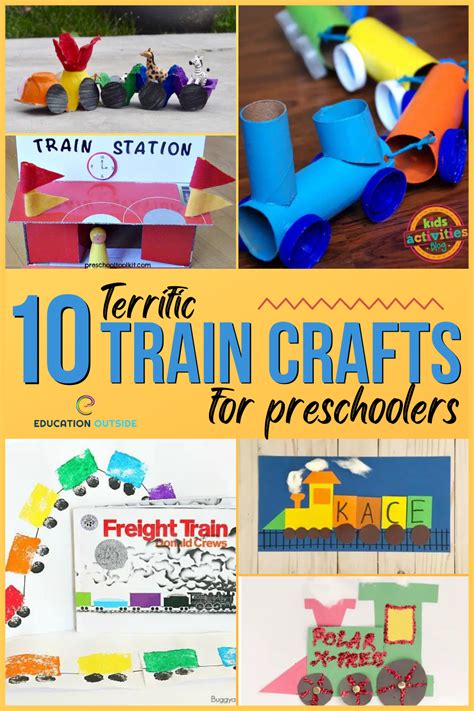 10 Terrific Train Crafts For Preschoolers Activities Train Template For Preschool - Train Template For Preschool