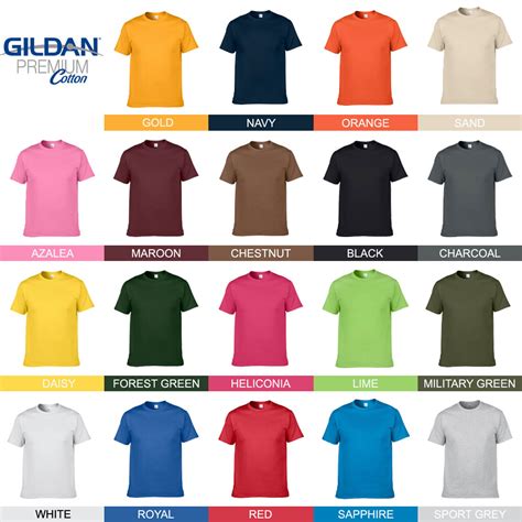 10 Warna Kaos Yang Bagus Dan Selalu Disukai Warna Kaos - Warna Kaos
