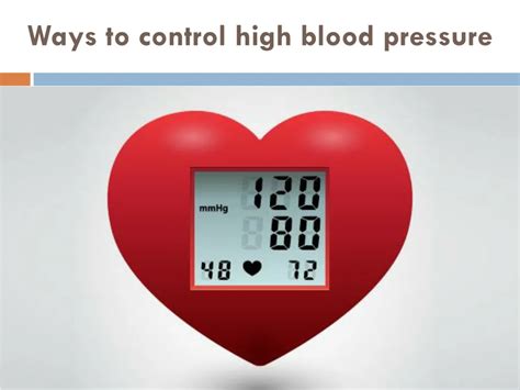 10 ways to control high blood pressure without medication - May…