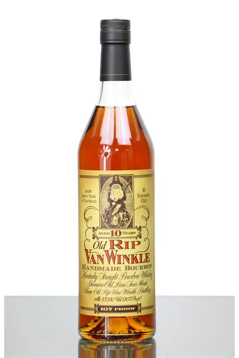 10 year rip van winkle. Aged Ten Years; Aged In New Oak; Unicorn Of Bourbons; Taste Pappy Van Winkle 10 Year Bourbon is an elite bourbon, worthy of any bourbon connoisseur. This luxurious line of bourbon is named after Julian P. Van Winkle, Sr. He was best known as "Pappy", and produced at the Buffalo Trace Distillery. 