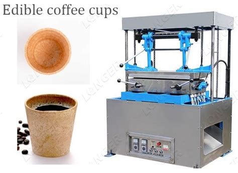 10-60 Pcs Edible Tea & Coffee Cup Making Machine - GELGOOG