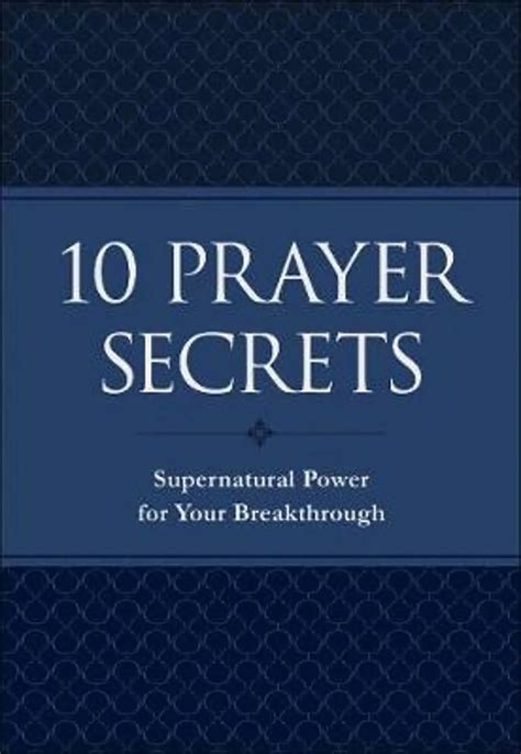 Read 10 Prayer Secrets Supernatural Power For Your Breakthrough By Hakeem Collins