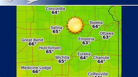 Point Forecast: Wichita KS. 37.69°N 97.34°W. Last Update: 11:45 am CDT Oct 10, 2023. Forecast Valid: 12pm CDT Oct 10, 2023-6pm CDT Oct 16, 2023. Forecast Discussion.. 