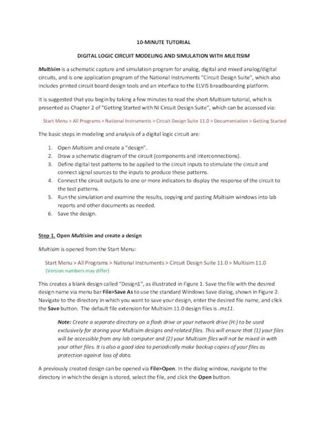 Read 10 Minute Tutorial Digital Logic Circuit Modeling And 