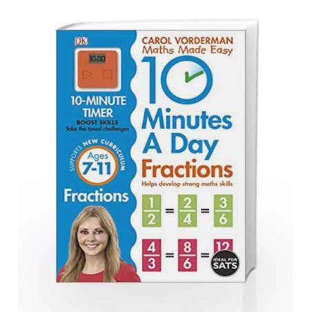 Full Download 10 Minutes A Day Fractions Carol Vordermans Maths Made Easy 