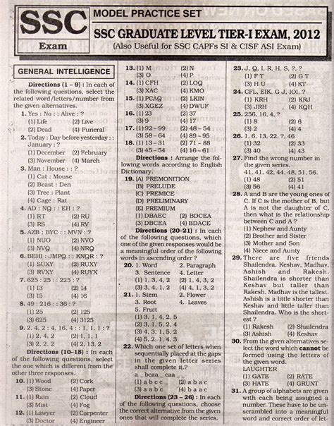 Read Online 10 Ssc Question Papers 2012 