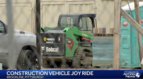 10-year-old takes construction equipment for a joyride through Pittsburgh neighborhood