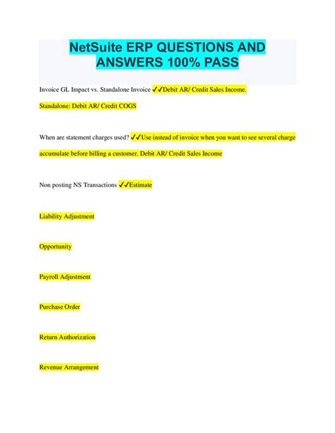 100% NetSuite-Financial-User Correct Answers