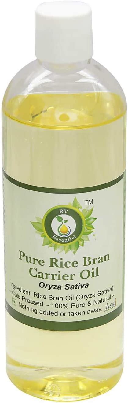 100% ORGANIC RICE BRAN OIL (ORYZA SATIVA) COLD PRESED