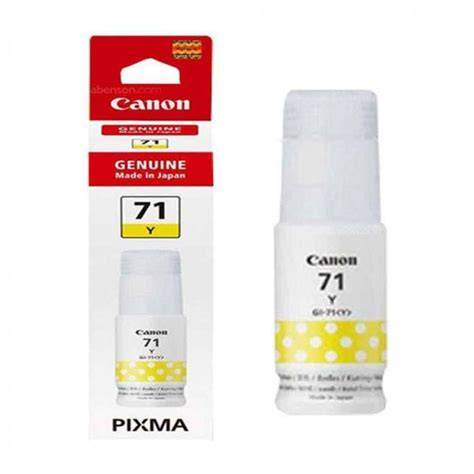 100% ORIGINAL Tinta Canon GI 71 Yellow - Printer G1730 G1737 … - raincitystudios.com