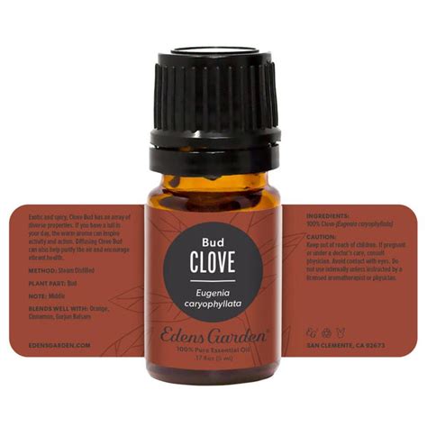 100% Pure Clove Bud Essential Oil Edens Garden