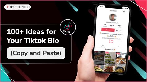100+ Ideas for Your TikTok Bio Copy and Paste 
