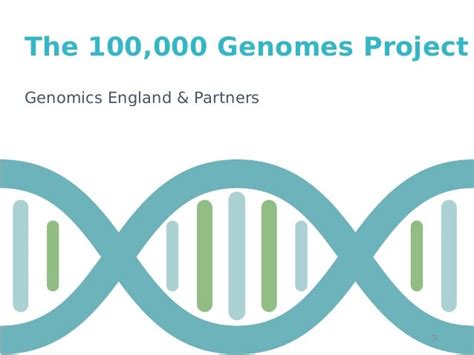 100,000 Genomes Project - Genomics England - muktibox.com