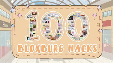 100 BLOXBURG BUILDING HACKS Tips & Designs