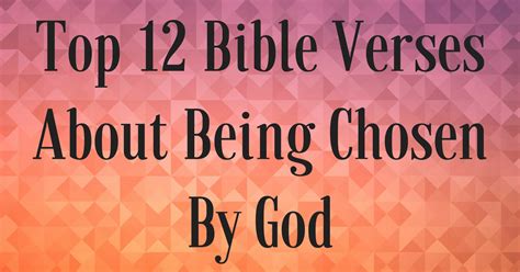 100 Bible Verses about I Have Chosen Israel - OpenBible.info