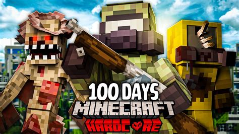 100 Days HARDCORE Zombie Apocalypse Survival  Planet Minecraft. 