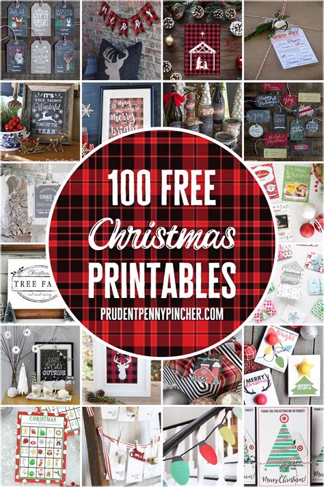 100 Free Holiday Printables Free Printables Included