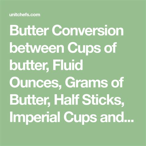 100 Grams of Butter to Fluid Ounces - UnitChefs