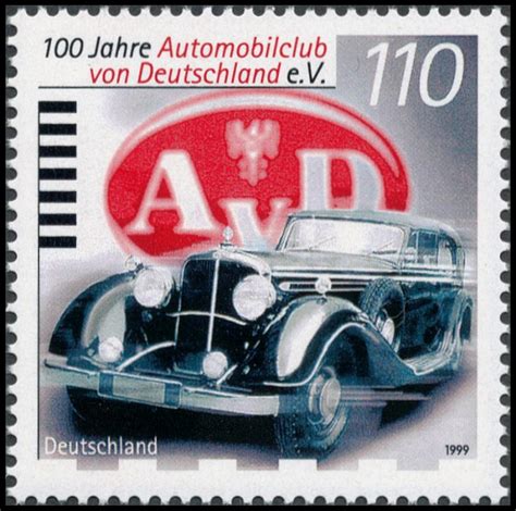 100 Jahre Automobilclub Deutschland - Briefmarke postfrisch