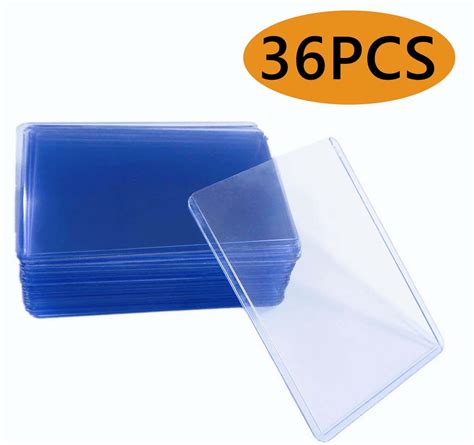 100 PCS Baseball Hard PP Card Sleeves Protective Trading Card Holder …