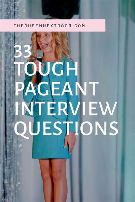 100 Pageant Interview Questions You Need to Practice With