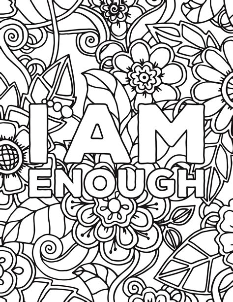 100 Positive Affirmations : A Coloring Book to Boost Your Self ...