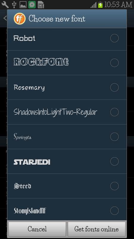 100 Samsung Galaxy Fonts Free APK for Android Download