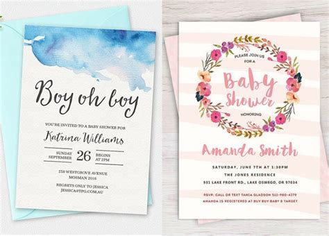 100 Stunning Printable Baby Shower Invitations Momooze Com