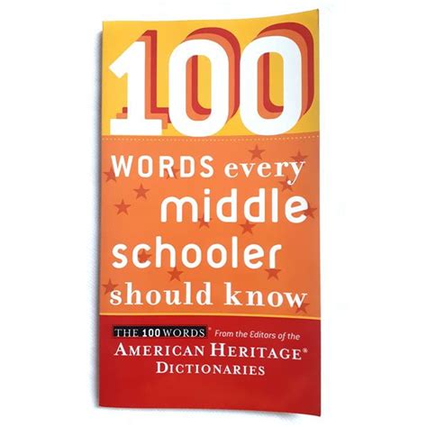 100 Words Every Middle Schooler Should Know