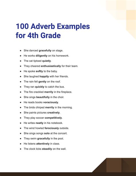100 Adverb Examples For 4th Grade How To Adverb Powerpoint 4th Grade - Adverb Powerpoint 4th Grade