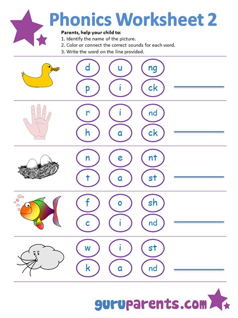 100 Awesome Free Phonics Worksheets All Kids Network Phonic Worksheets For 2nd Grade - Phonic Worksheets For 2nd Grade