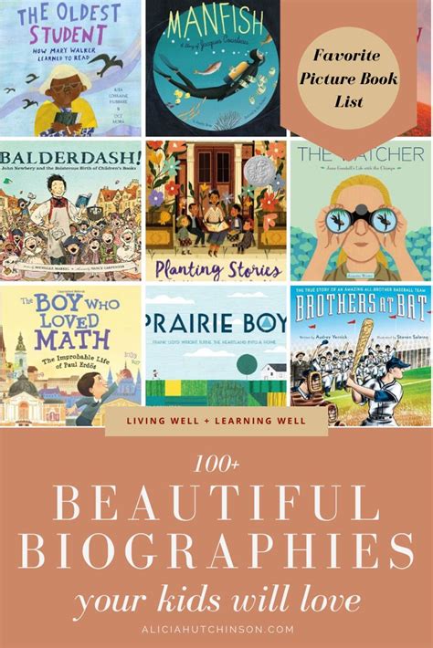 100 Beautiful Biographies Your Kids Will Love Living Kindergarten Biography - Kindergarten Biography