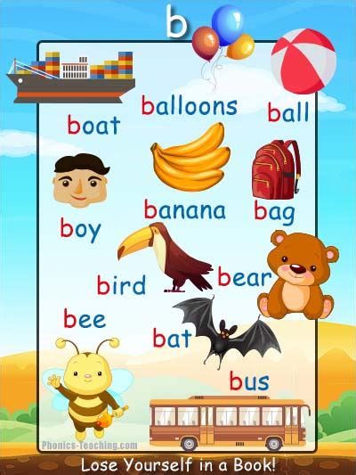 100 Best B Words For Kids How To Preschool Words That Start With B - Preschool Words That Start With B