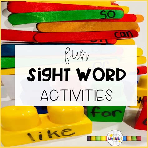 100 Best Sight Word Activities Games Printables Amp Sight Words Chart Ideas - Sight Words Chart Ideas