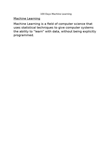 100 days machine learning book pdf.  Analytics Insight is publication focused on d...