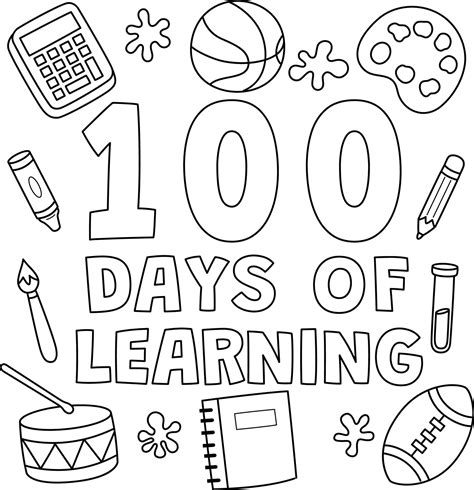 100 Days Of School Coloring Pages Free Printables Last Day Of School Coloring Sheet - Last Day Of School Coloring Sheet