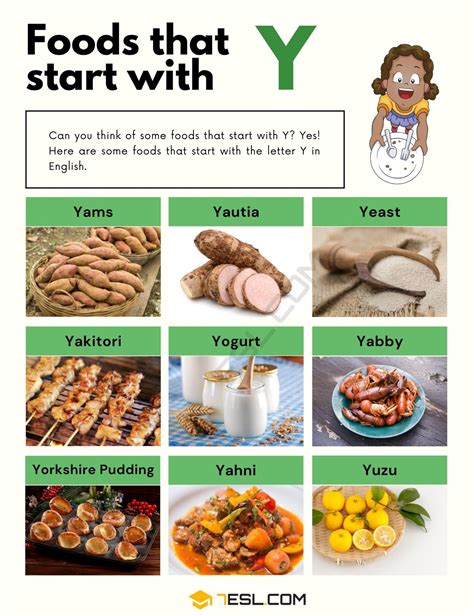 100 Foods That Start With Y Alphabetized Amp Letter That Start With Y - Letter That Start With Y