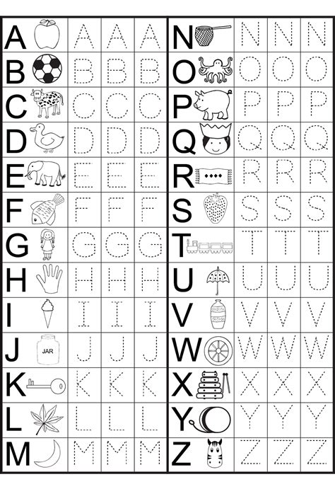 100 Free Kindergarten Alphabet Worksheets And Activities 3 Letters Worksheet For Kindergarten - 3 Letters Worksheet For Kindergarten