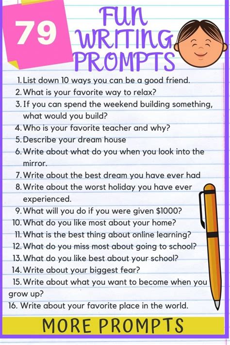 100 Fun Creative Writing Prompts For Kids And Writing Ideas For Kids - Writing Ideas For Kids
