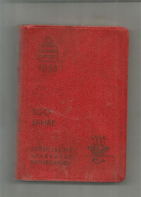 100 jahre städtische sparkasse bremerhaven, 1858 1958. - Canon eos 1d mark iv manual.