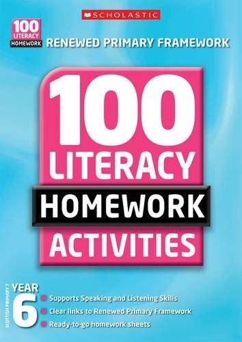 100 Literacy Homework Activities Year 6 By Kathleen Literacy Homework Year 6 - Literacy Homework Year 6