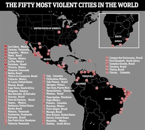 100 most dangerous cities in the world. These are the ten most dangerous cities in the world to live in (or visit, for that matter) in 2022 based on the most recent murder rates per 100,000 inhabitants. 1. Tijuana, Mexico. * 138 ... 