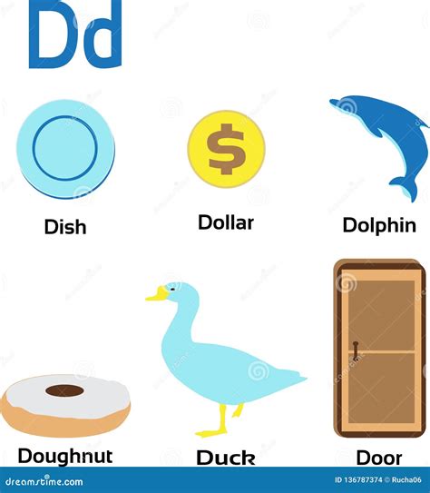 100 Objects That Start With D Alphabet Items Drawing With Letter D - Drawing With Letter D
