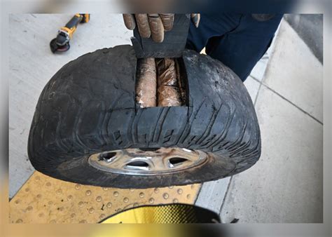 100 pounds of fentanyl pills found in car's tire in central California