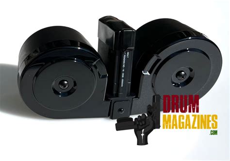 BRM Shotgun Drum Magazine- Black. Mags. 
