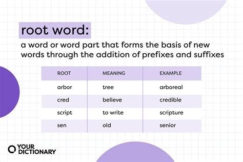 100 Root Word Definitions And Meanings Yourdictionary Root Word Of Graph - Root Word Of Graph